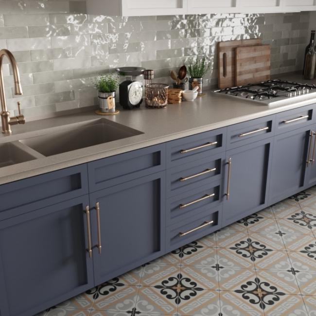 La Madeleine Juliette Marron 20X20 - Atelier Gris 6,2X25