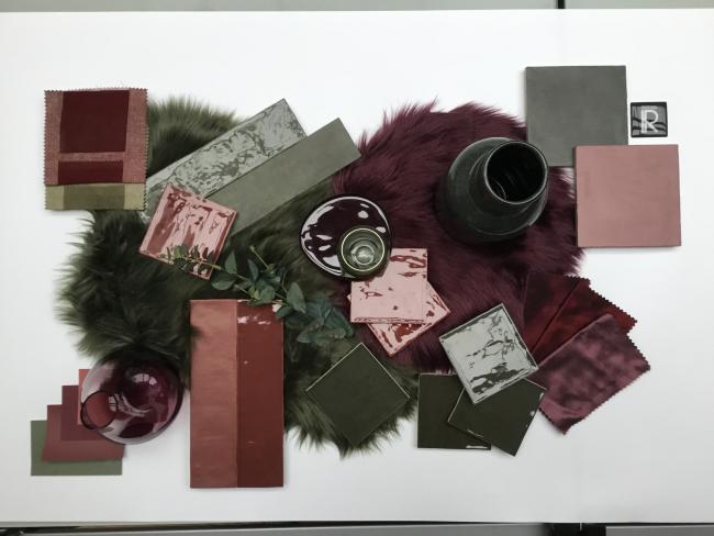 MOODBOARD ATLIER EMERAUDE & BORDEAU